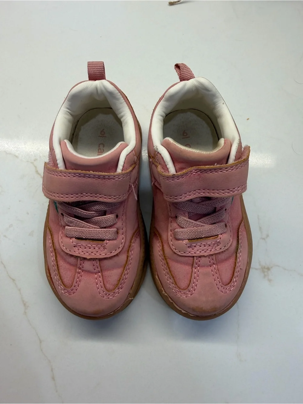 Carter's Pink Toddler Hook-and-Loop Sneakers